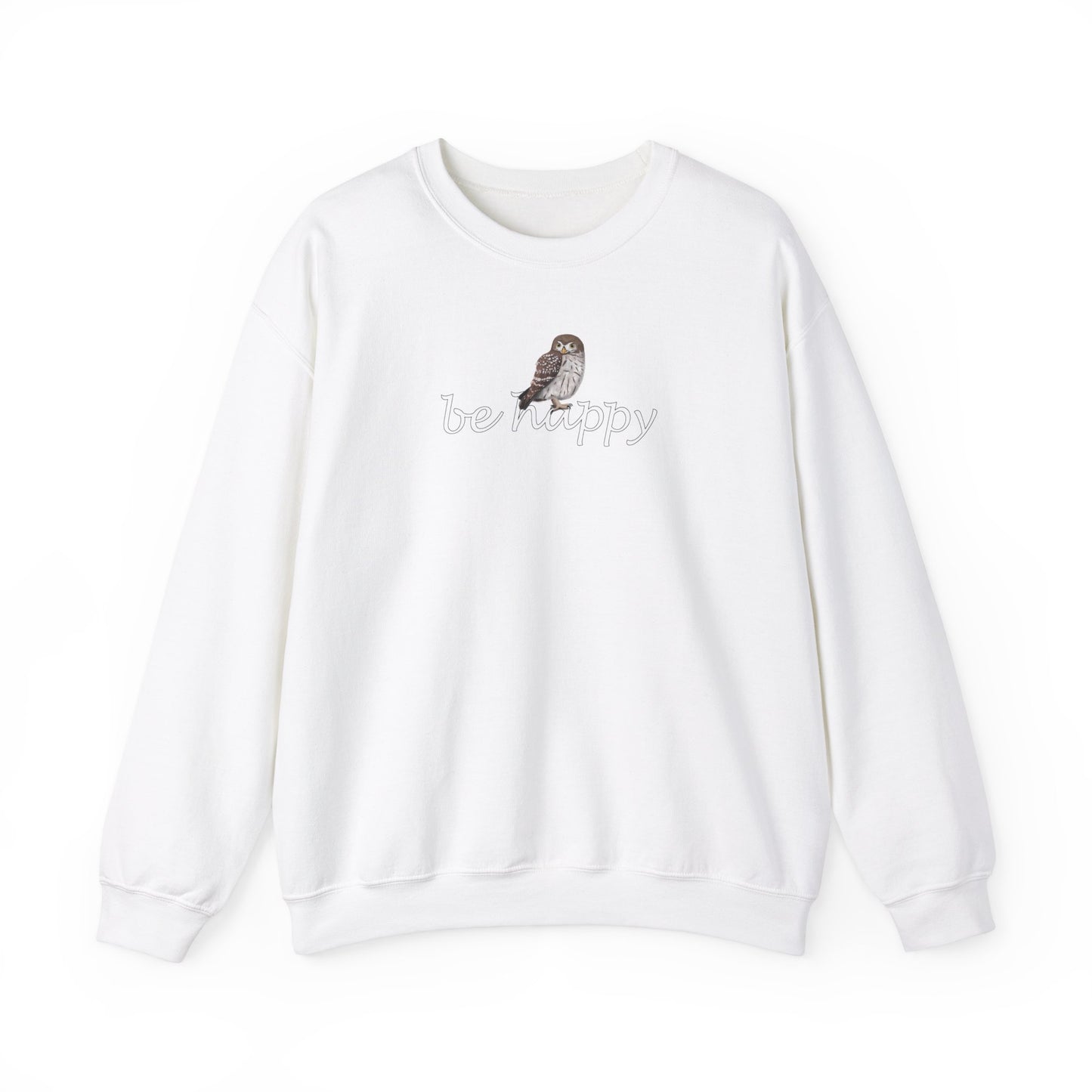 Owl Be Happy Bird Birding & Birdwatching Sweatshirt