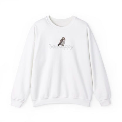Owl Be Happy Bird Birding & Birdwatching Sweatshirt