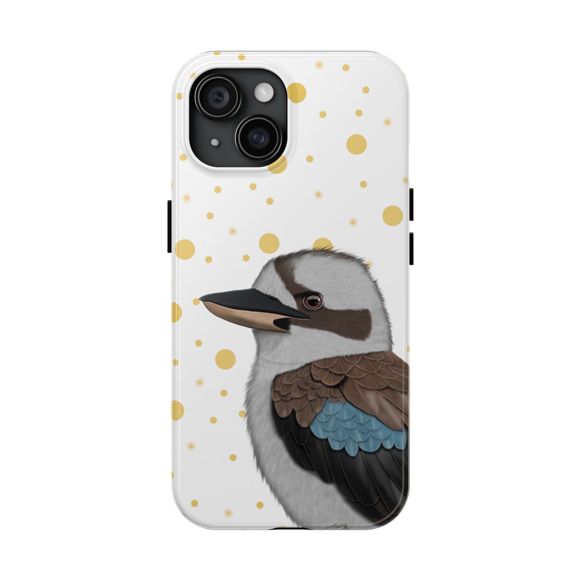 Kookaburra Bird Art Tough Phone Case White