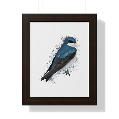 Tree Swallow Bird Framed Poster