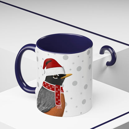 Robin Christmas Bird Coffee Mug