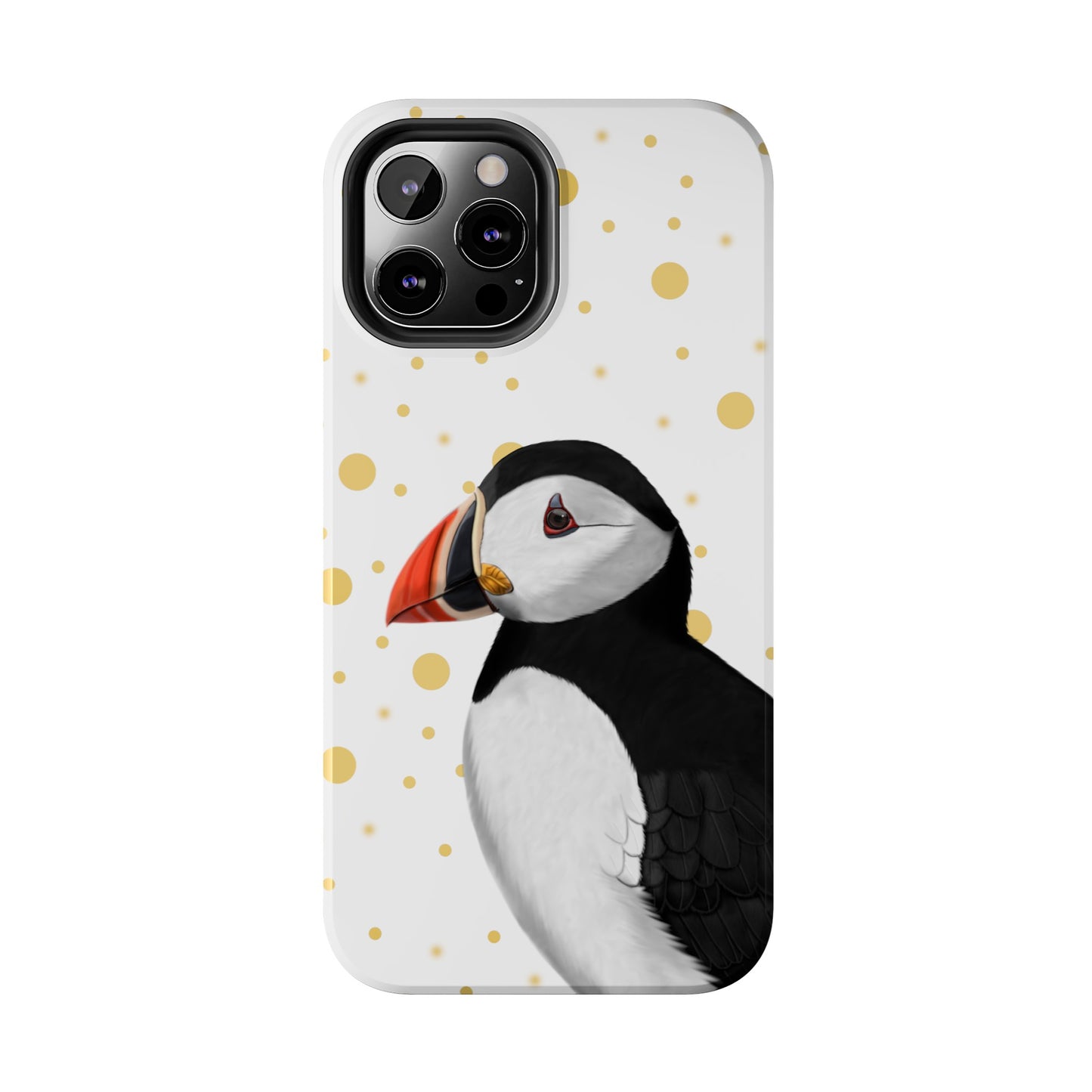 Puffin Bird Art Tough Phone Case White