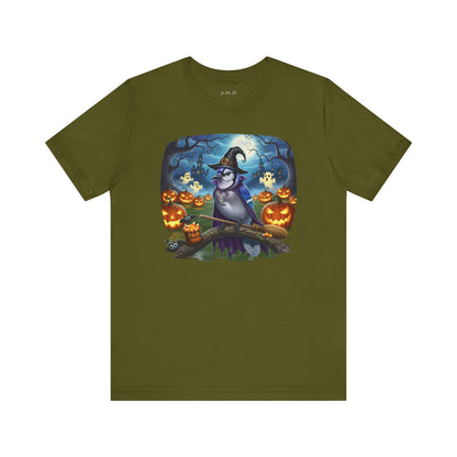 Blue Jay Halloween Bird T-Shirt - Spooky Halloween Costume for Bird Lovers