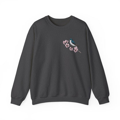 Tree Swallow Sweatshirt in Black
