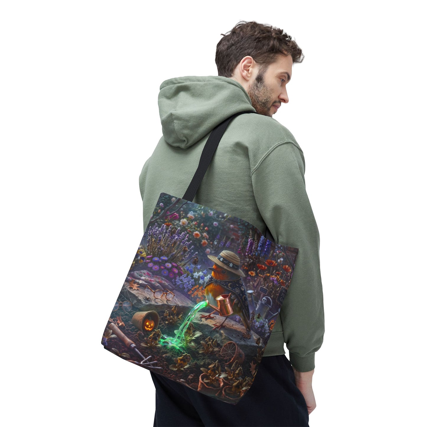 Robin Rosi Halloween Magic Potion Tote Bag for Spooky Season and Cozy Fall Lovers