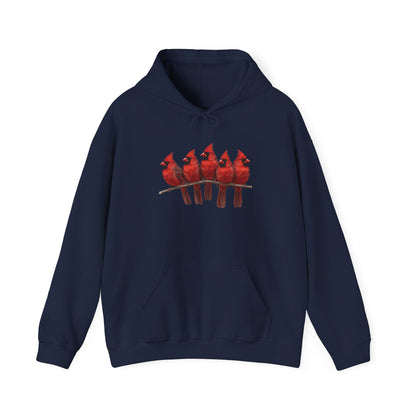 Cardinals Hoodie Bird Lover & Bird Watcher | Unisex Sweater | Gift for Bird Lovers