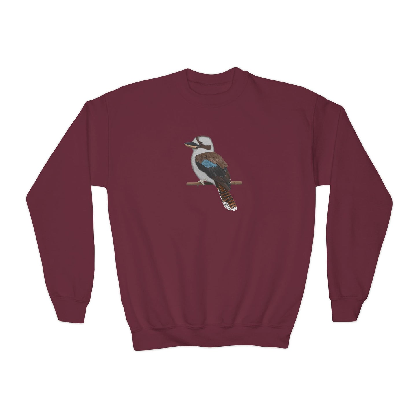 Kookaburra Bird Birdwatching Youth Crewneck Sweatshirt