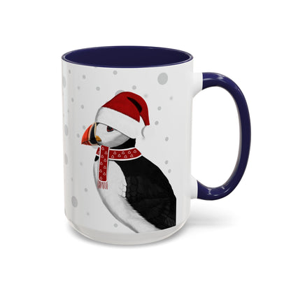 Puffin Christmas Bird Coffee Mug