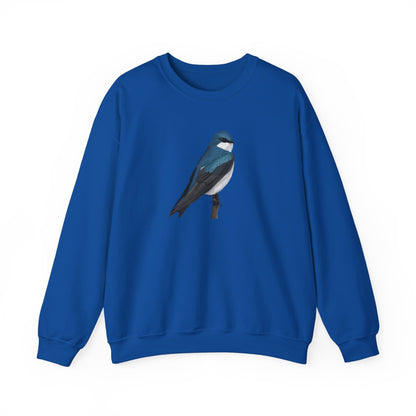 Tree Swallow Bird Watcher Biologist Crewneck Sweatshirt