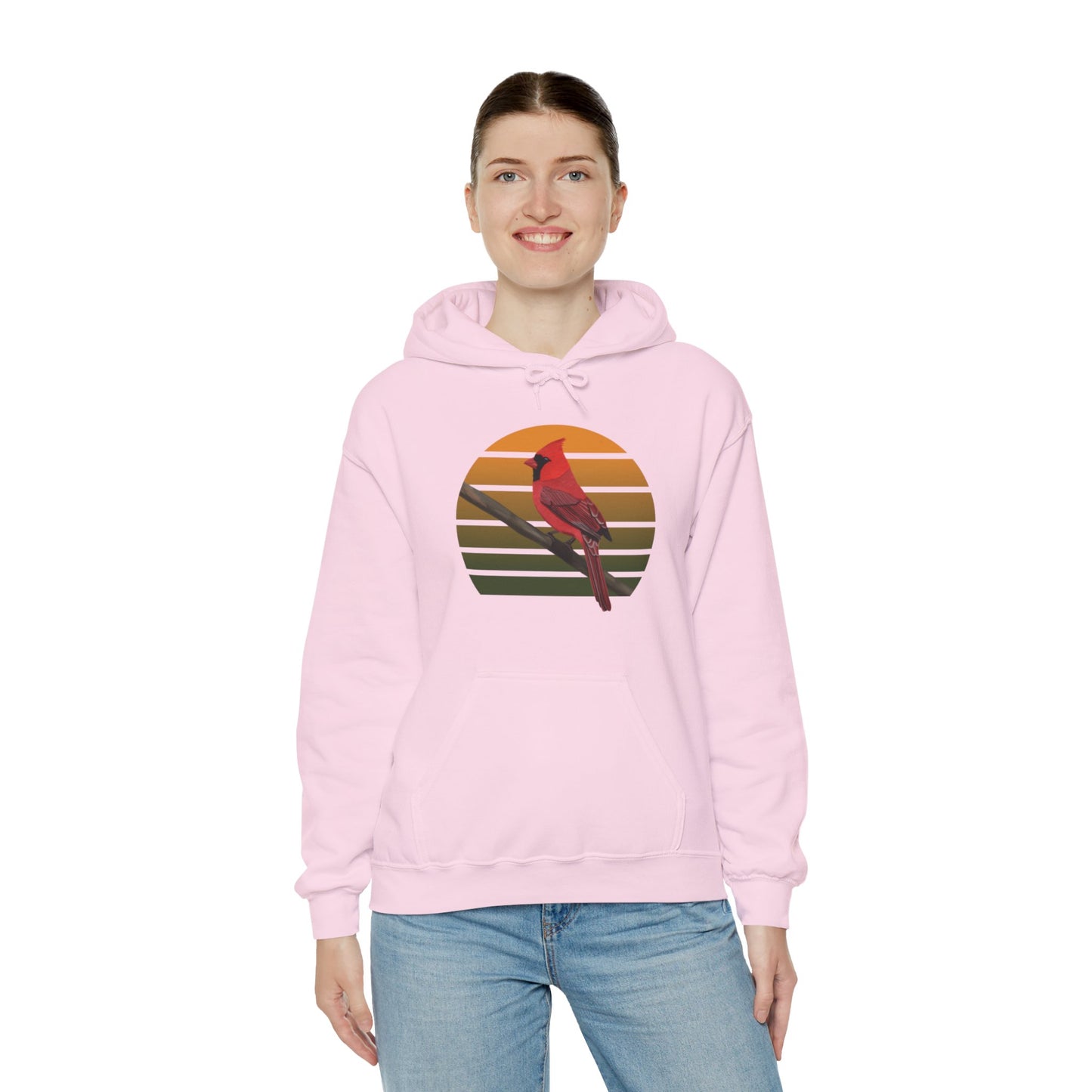 Cardinal Bird Hoodie