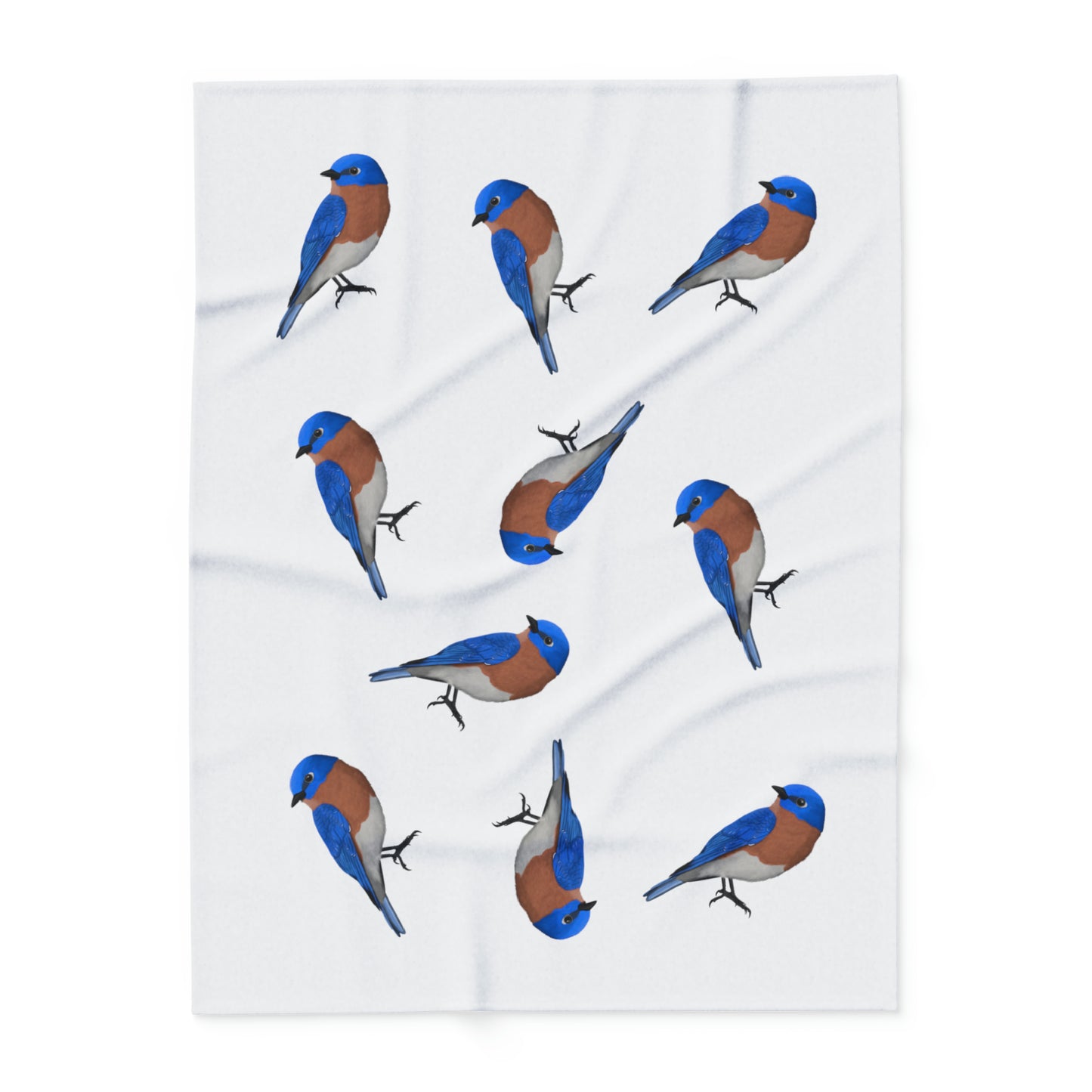 bluebird bird blanket