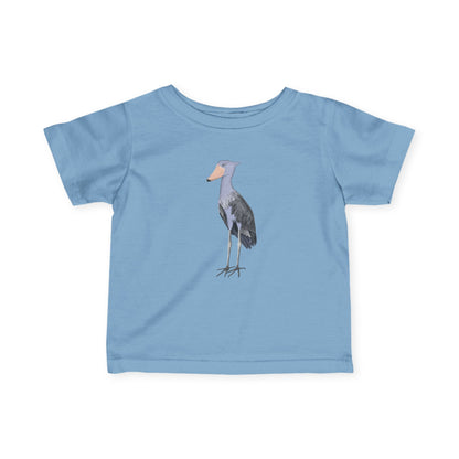Süßes Schuhschnabel Vogel Tiermotiv T-Shirt für Babys und Kleinkinder
