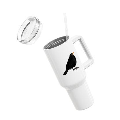 Amsel Thermo-Tumbler 40oz (1,2L) – Edelstahl Isolierbecher für Vogelbeobachter