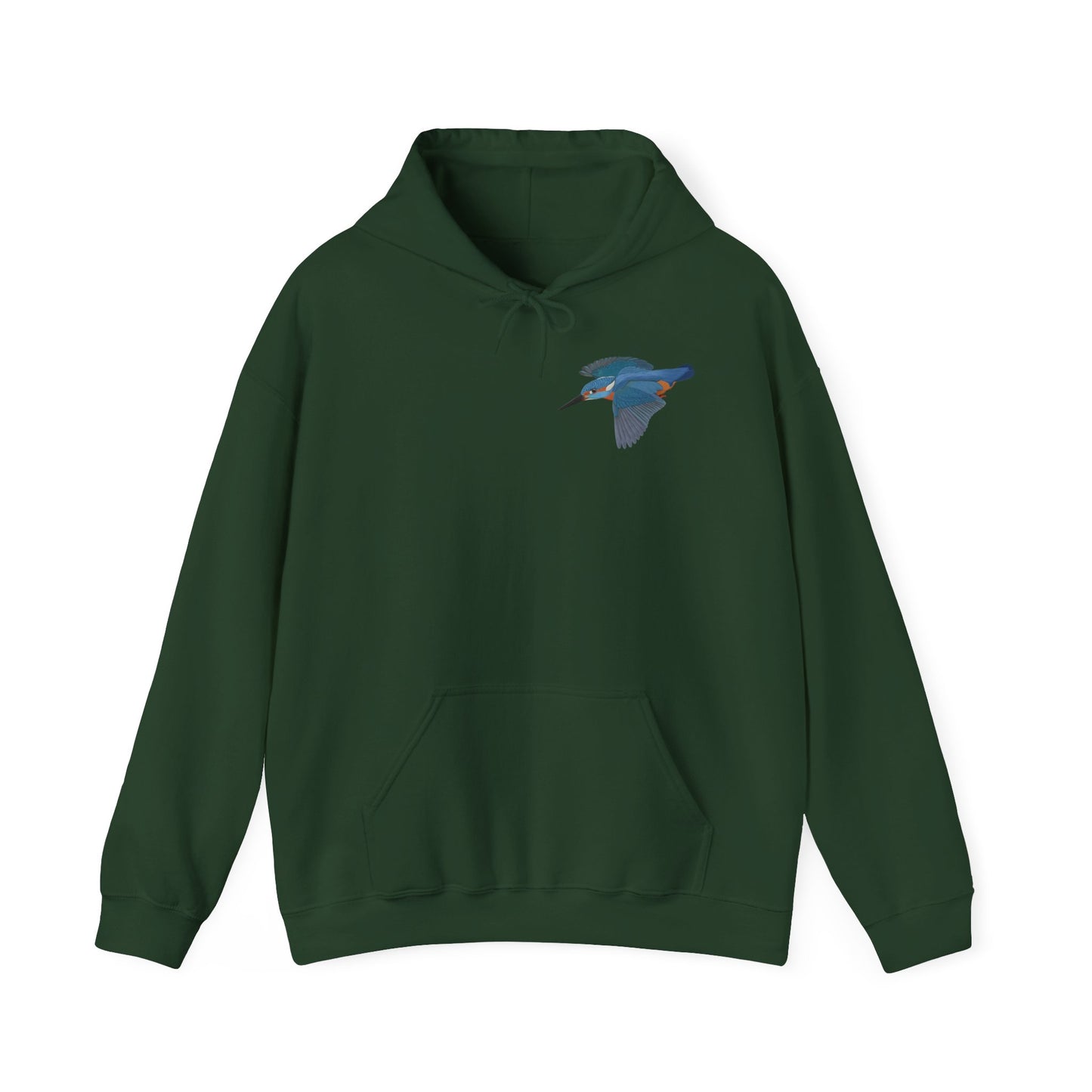 Eisvogel Vogel Hoodie - Kapuzenpullover für Vogelbeobachter & Naturliebhaber mit Vogelmotiv