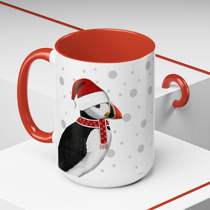 Puffin Christmas Bird Coffee Mug