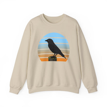 Western Jackdaw Birdlover Ornithologist Bird Sweatshirt