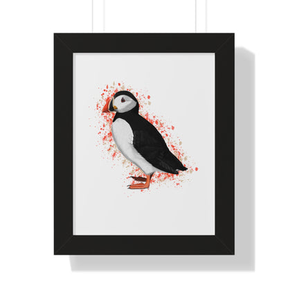 Puffin Bird Framed Poster