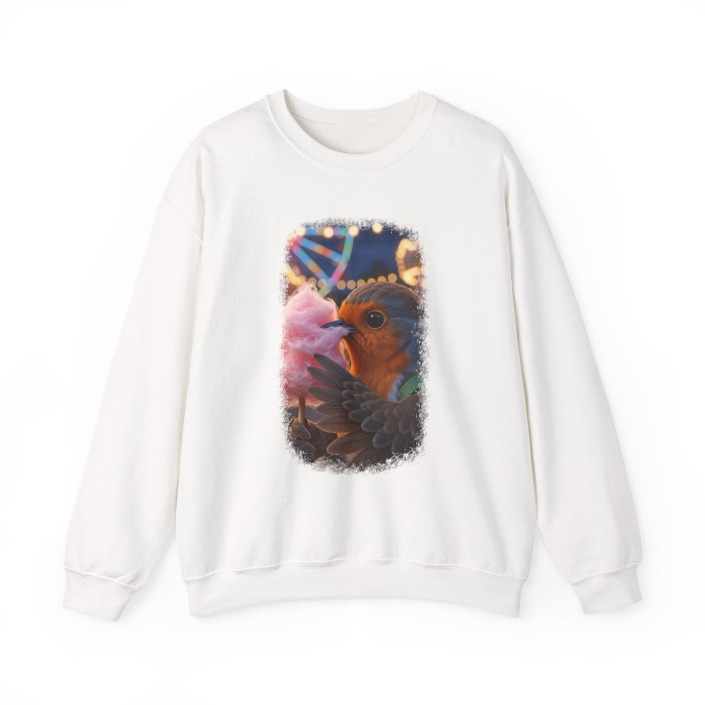 Robin Rosi Pink Cotton Candy Premium Sweatshirt for Bird Lovers