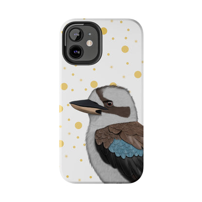 Kookaburra Bird Art Tough Phone Case White