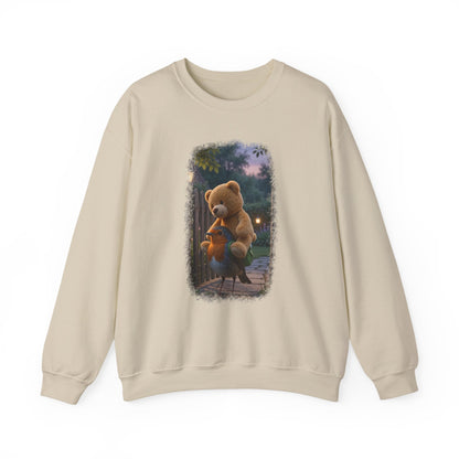 Robin Rosi Giant Teddy Bear Premium Sweatshirt for Bird Lovers