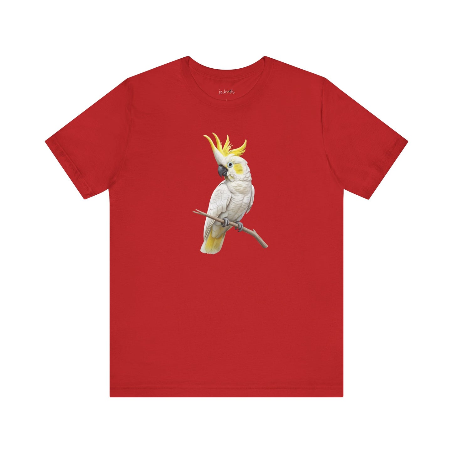 Sulphur-Crested Cockatoo T-Shirt | Unisex Bird Lover Tee | Wildlife Birder Gift