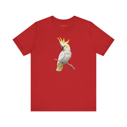 Sulphur-Crested Cockatoo T-Shirt | Unisex Bird Lover Tee | Wildlife Birder Gift
