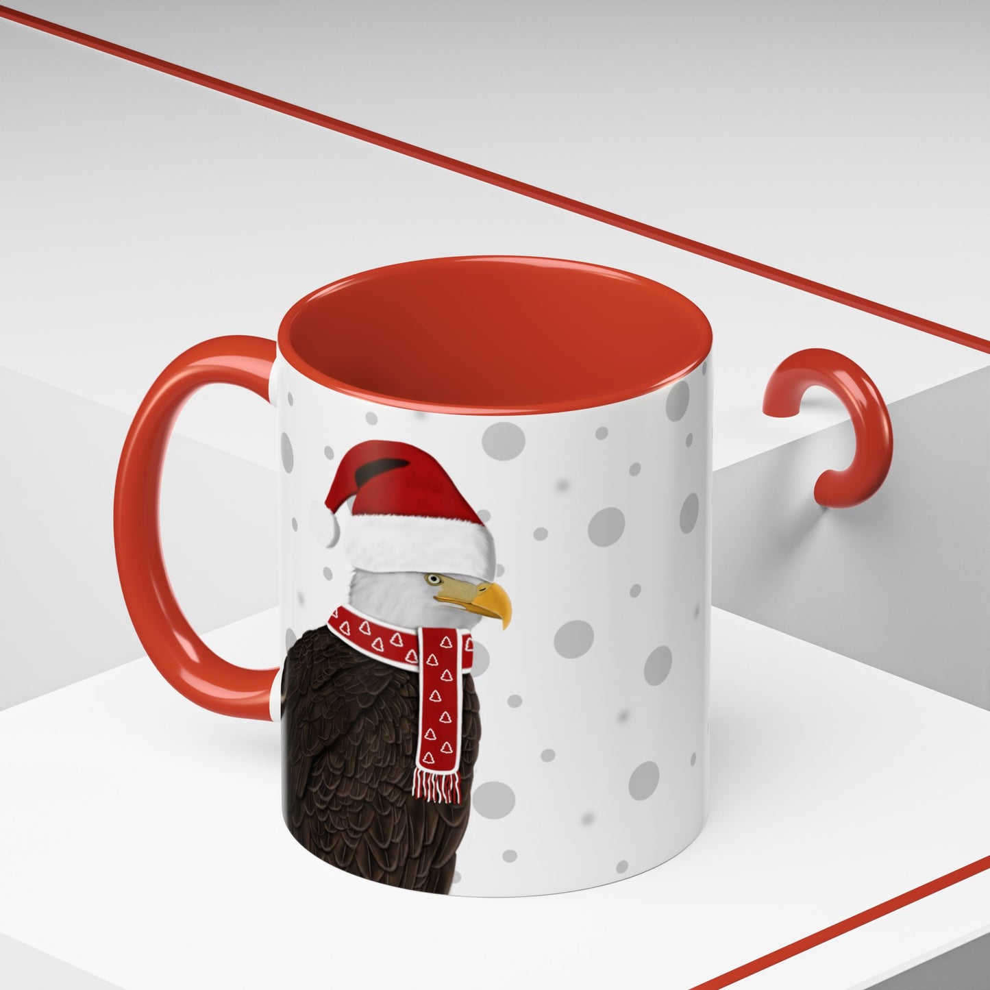 Bald Eagle Christmas Bird Coffee Mug