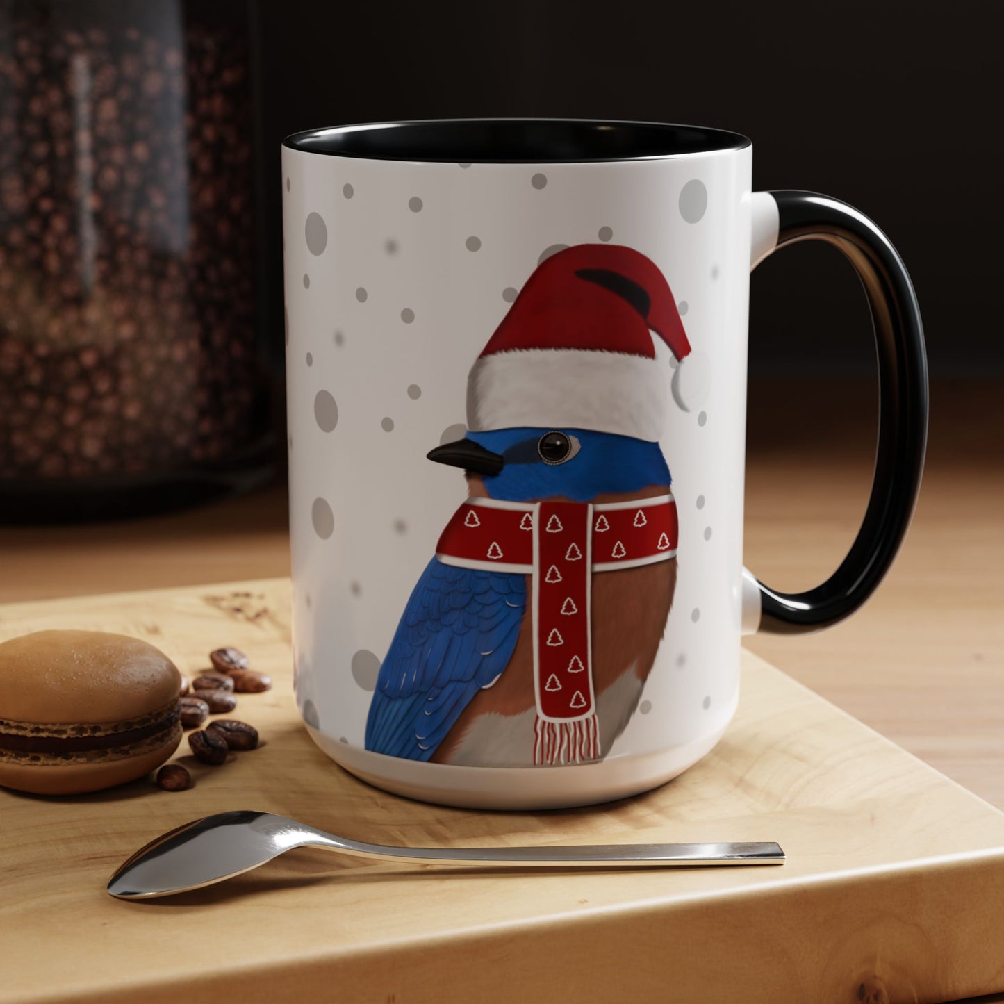 Bluebird Christmas Bird Coffee Mug