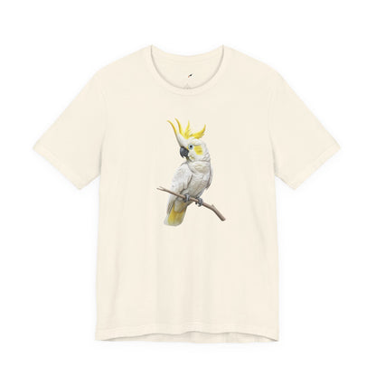 Sulphur-Crested Cockatoo T-Shirt | Unisex Bird Lover Tee | Wildlife Birder Gift
