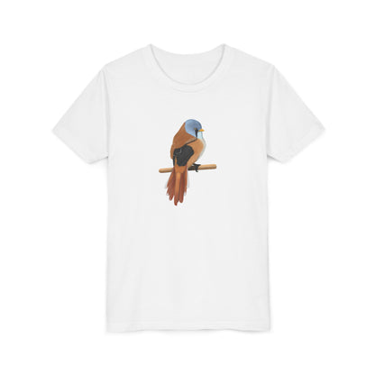 Bearded Reedling Birding & Birdwatching Bird Youth T-Shirt