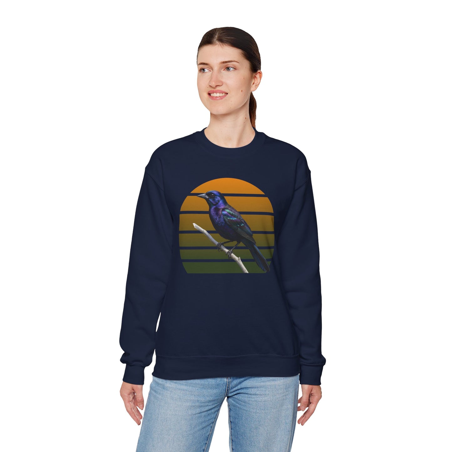Grackle Sweatshirt | Common Grackle Birder Gift | Great-Tailed Bird Lover Crewneck