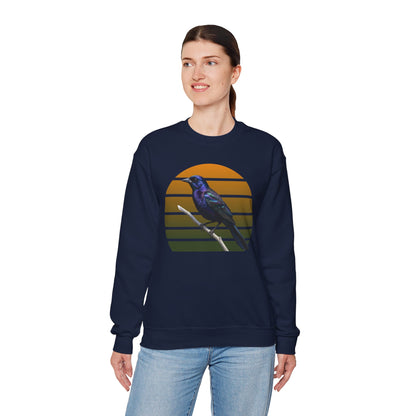 Grackle Sweatshirt | Common Grackle Birder Gift | Great-Tailed Bird Lover Crewneck