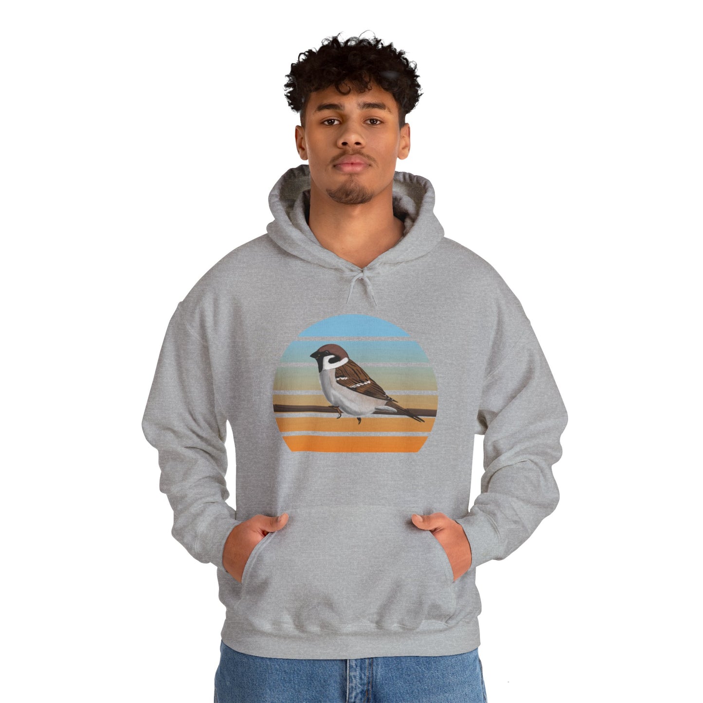 Tree Sparrow Bird Hoodie