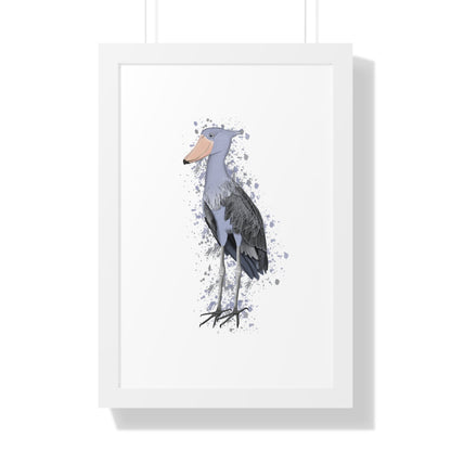 Shoebill Bird Framed Poster