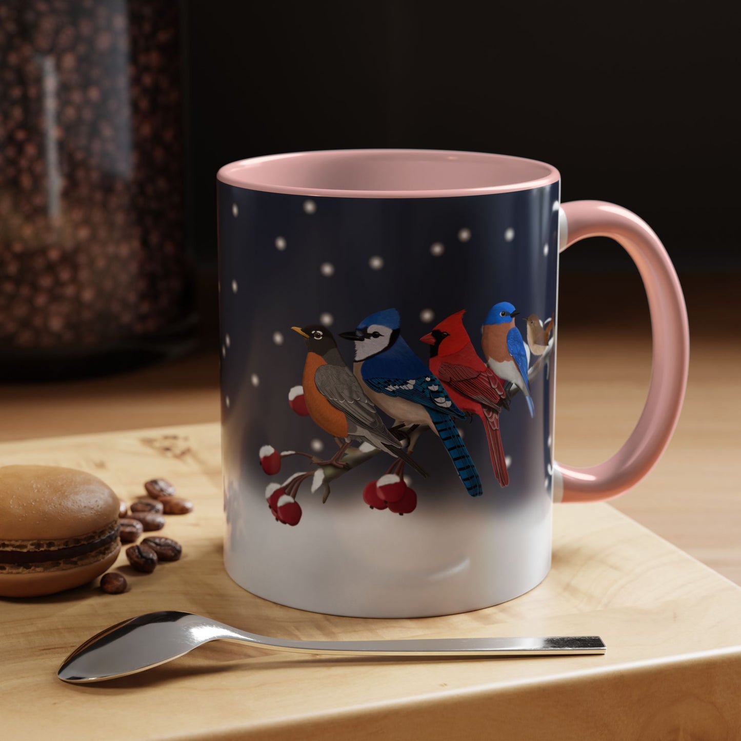 Backyard Birds Coffee Mug | Ceramic Christmas Gift for Bird Lovers