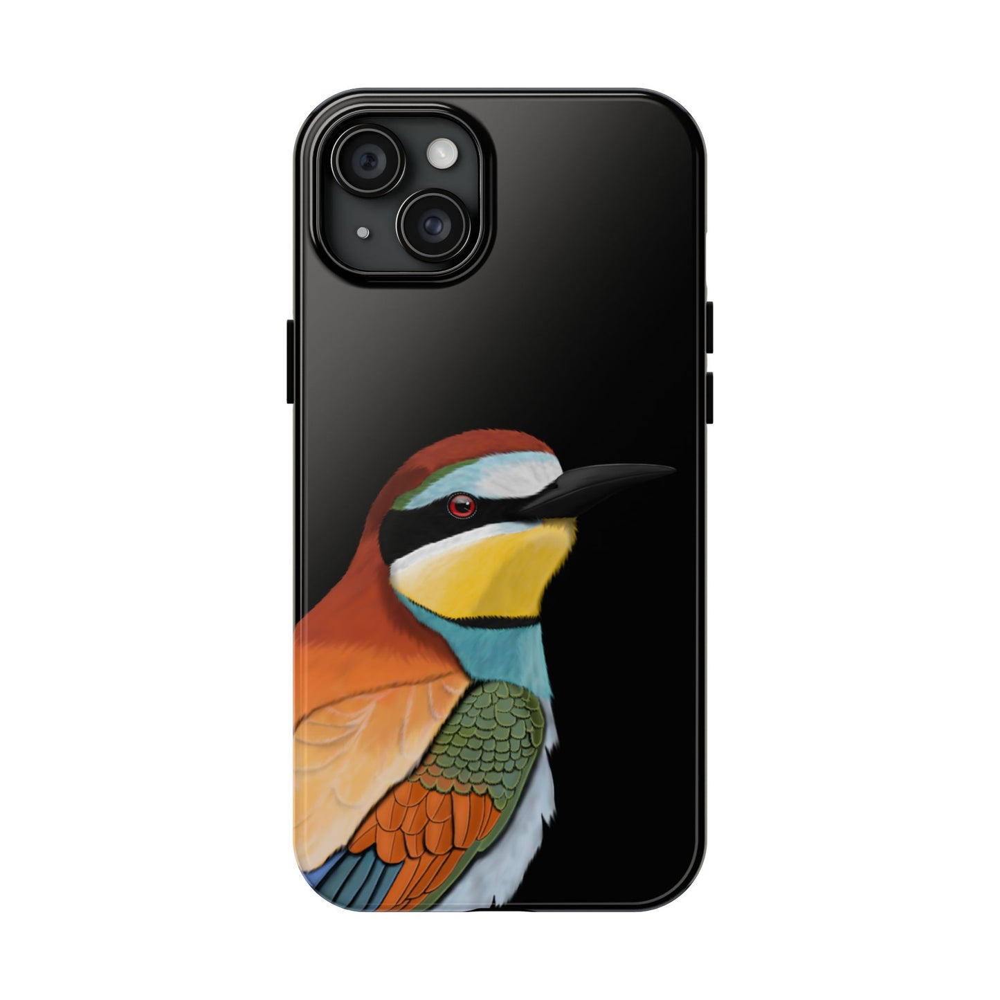 Bee Eater Bird Art Tough Phone Case Black