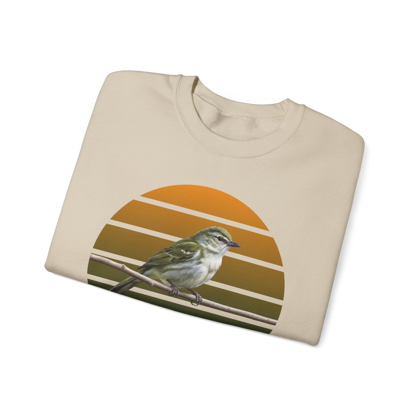 Red-Eyed Vireo Sweatshirt | Songbird Crewneck | Unique Birder Gift | Unisex Wildlife Pullover