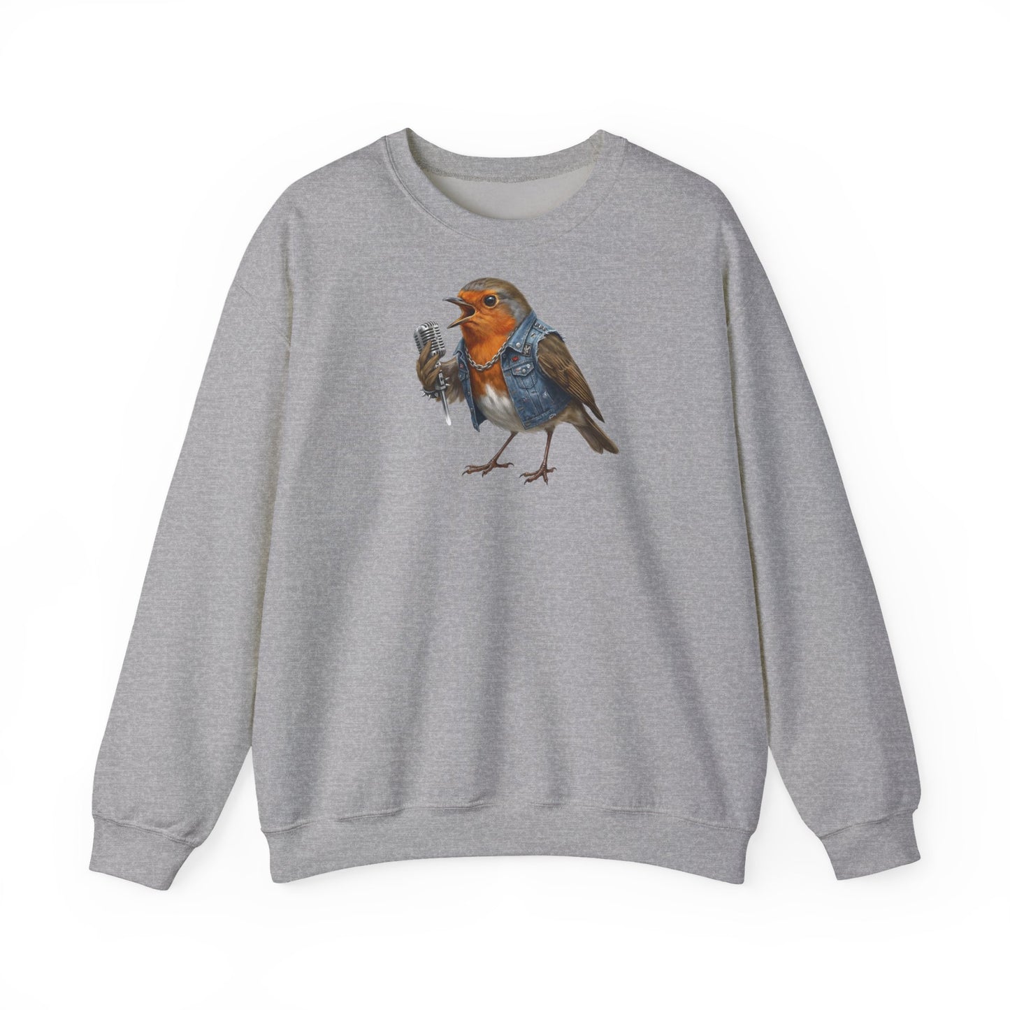 Rocky Rotkehlchen Sweatshirt – Die Gartenvögel Offizielles Band Merch (Unisex Pullover)