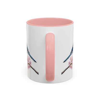 Blauhäher Tasse mit – Accent Coffee Mug und Birds Design Stil