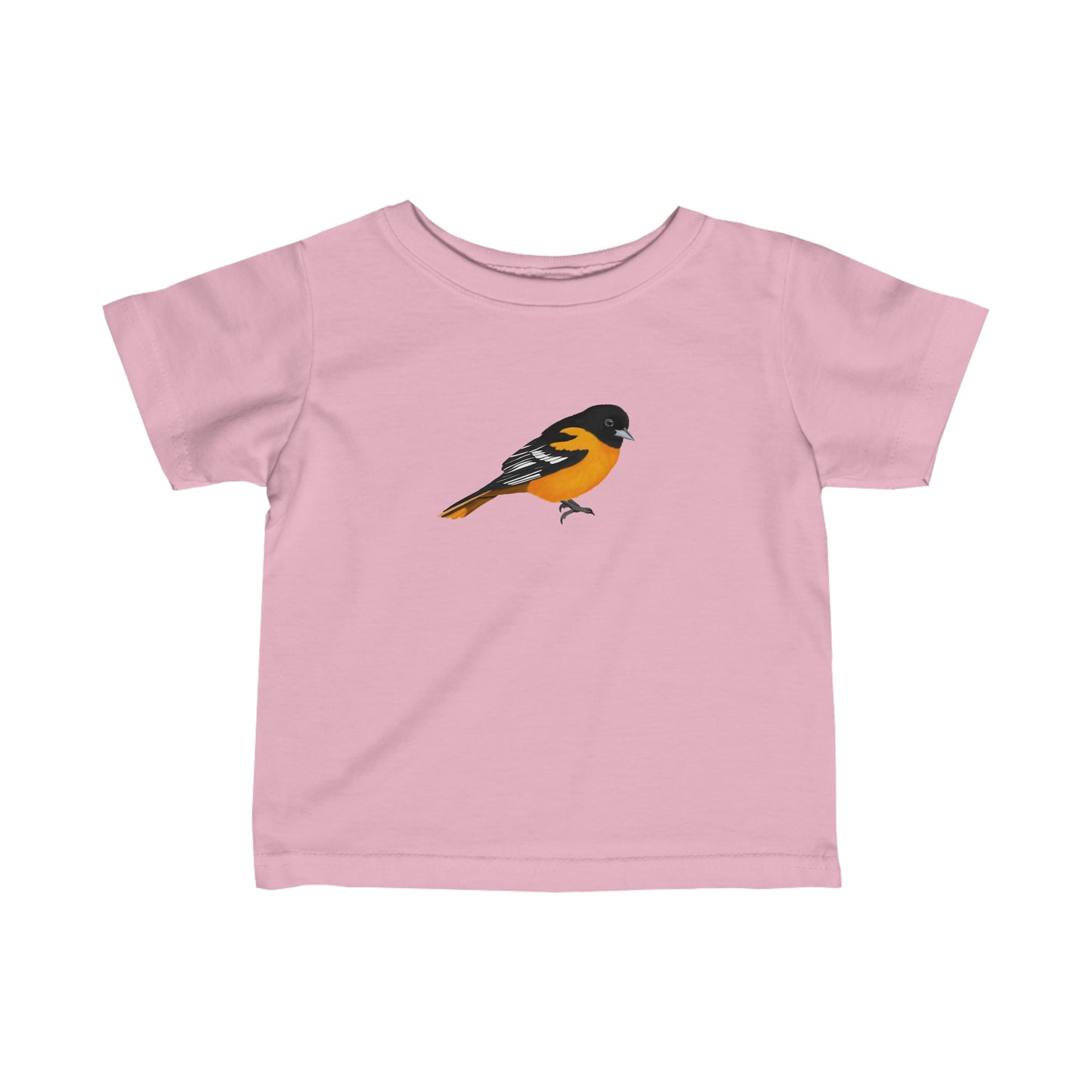 Baltimore Oriole Bird Baby & Toddler Fine Jersey Tee