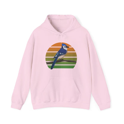 Blue Jay Bird Hoodie