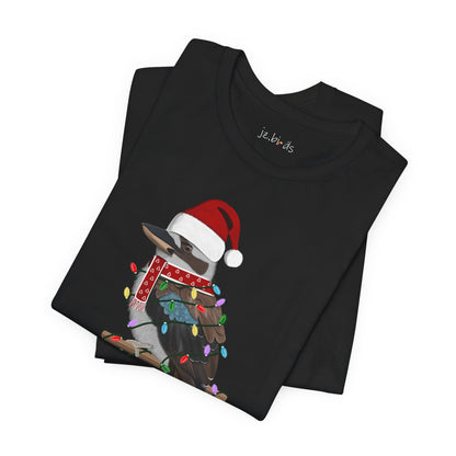 Kookaburra with Fairy Lights Christmas Bird T-Shirt