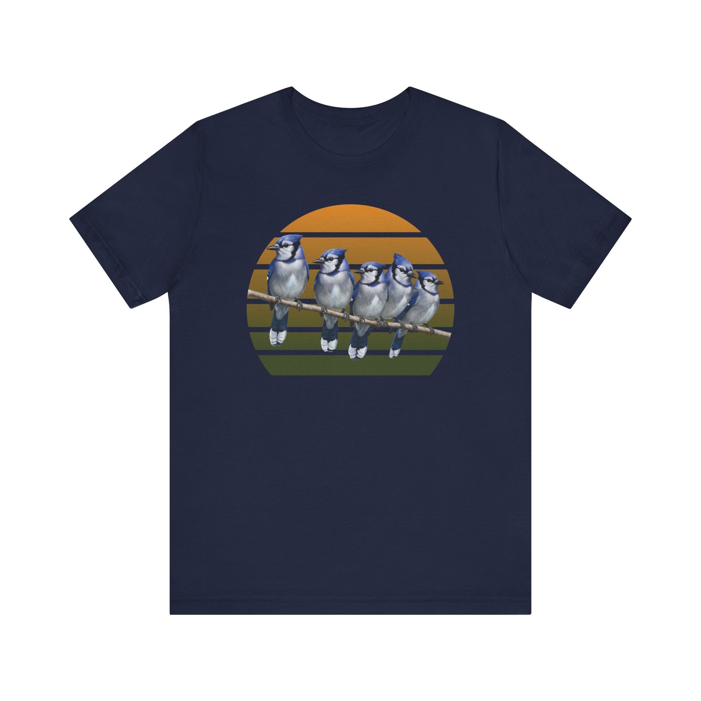 Blue Jay Premium T-Shirt | Unique Birdwatcher & Birder Gift by jz.birds