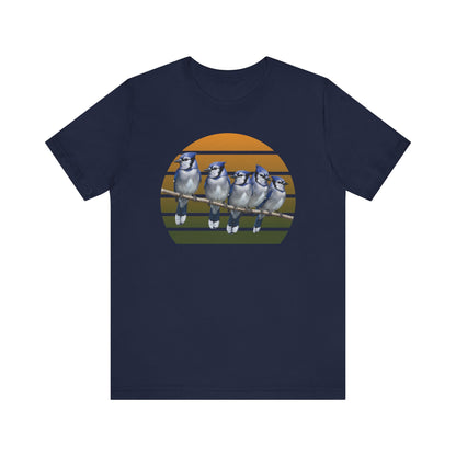 Blue Jay Premium T-Shirt | Unique Birdwatcher & Birder Gift by jz.birds