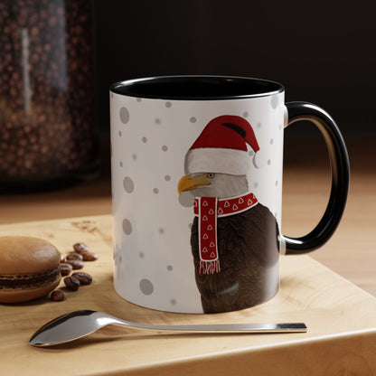 Bald Eagle Christmas Bird Coffee Mug