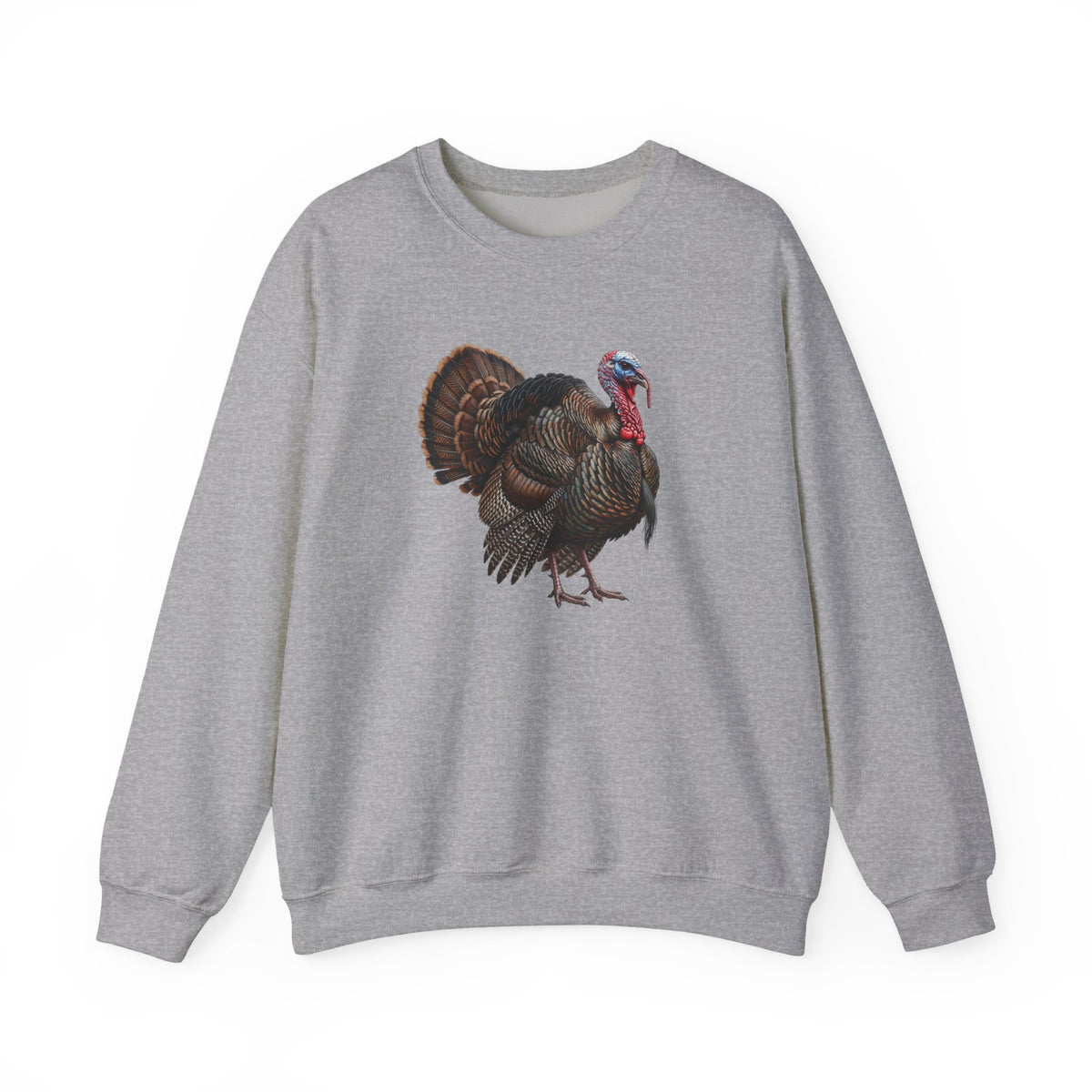 Thanksgiving Turkey Sweatshirt | Wild Turkey Bird Art Crewneck | Cozy Fall Apparel