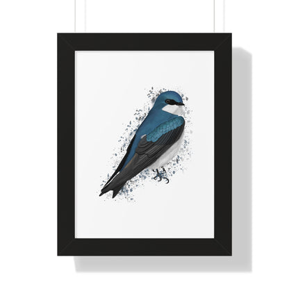 Tree Swallow Bird Framed Poster