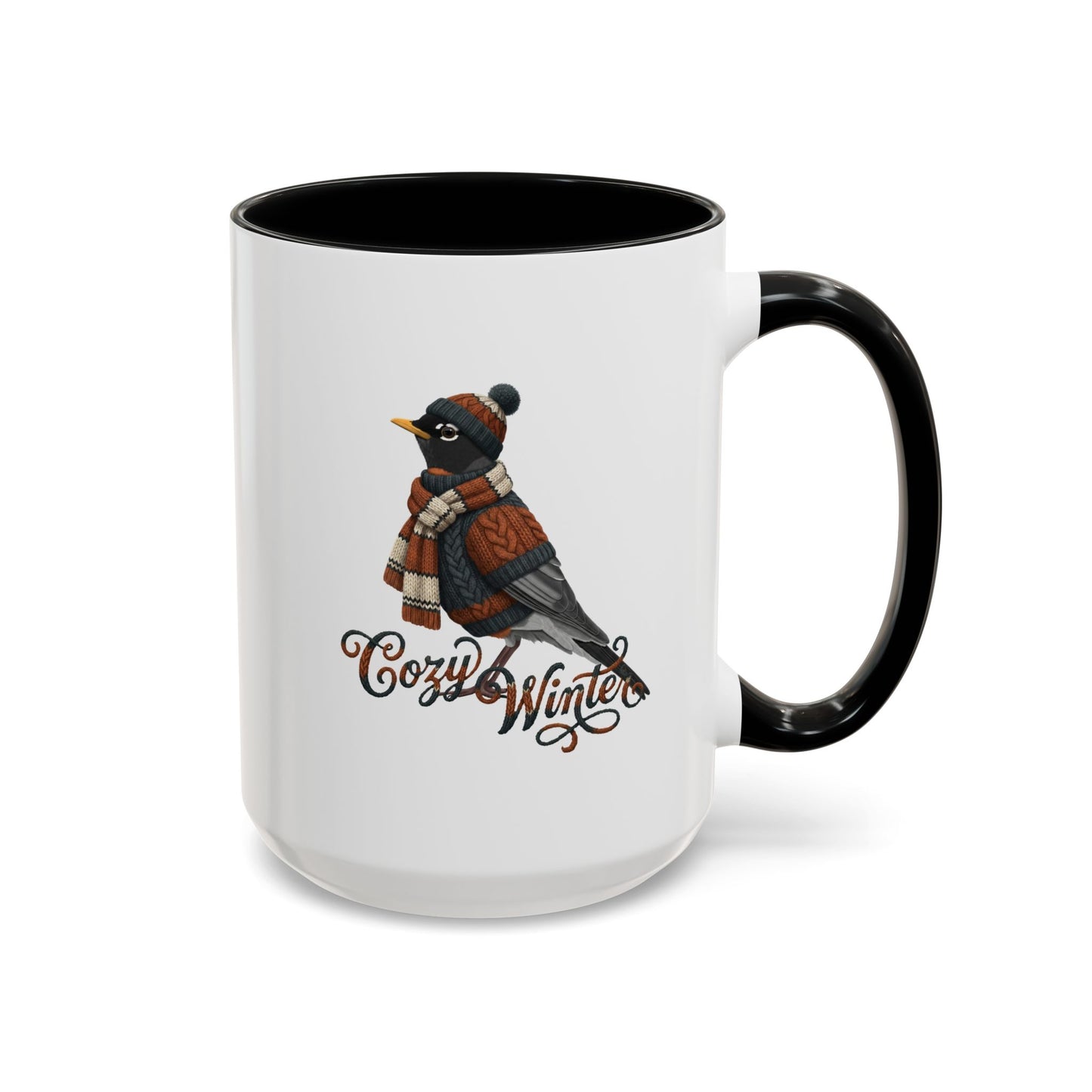 American Robin Ceramic Bird Coffee Mug – Custom Gift for Bird Watchers