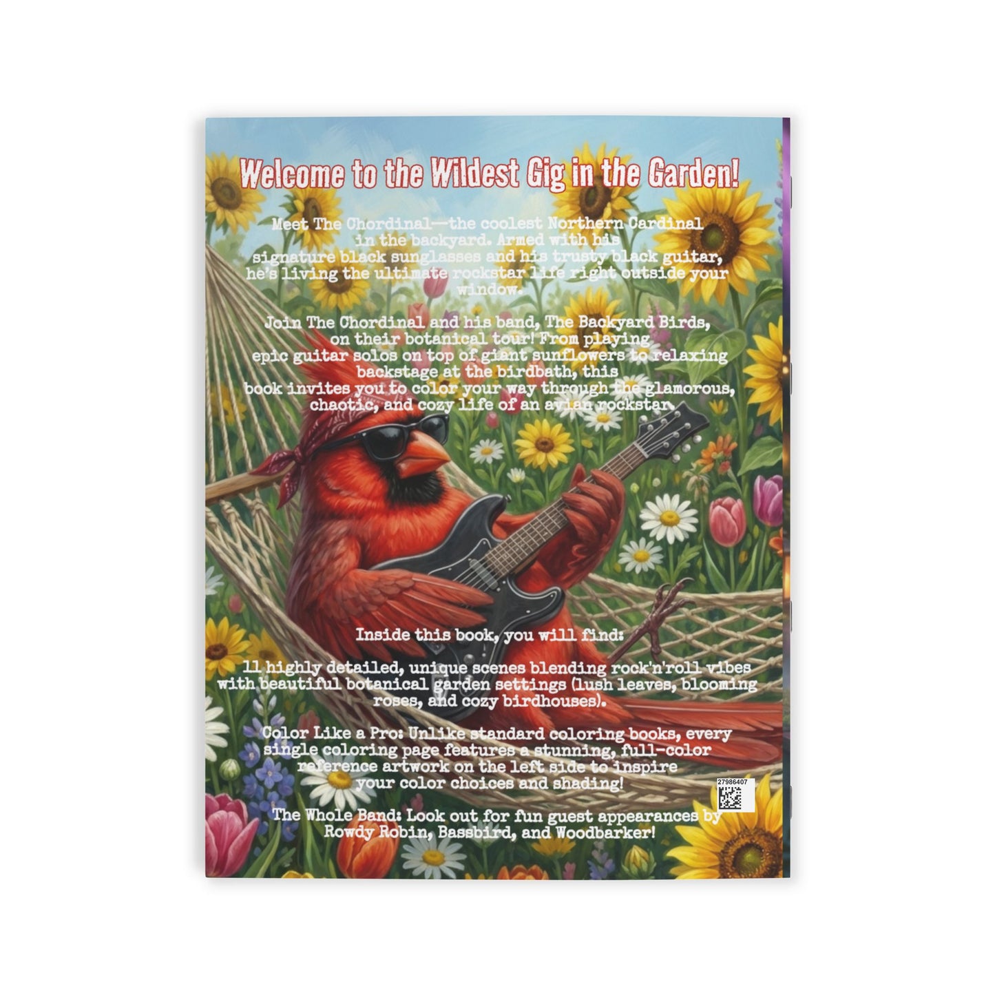 The Chordinal - Life of a Rockstar - Coloring Book