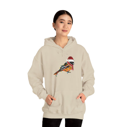 Baltimore Oriole with Fairy Lights Christmas Bird Hoodie